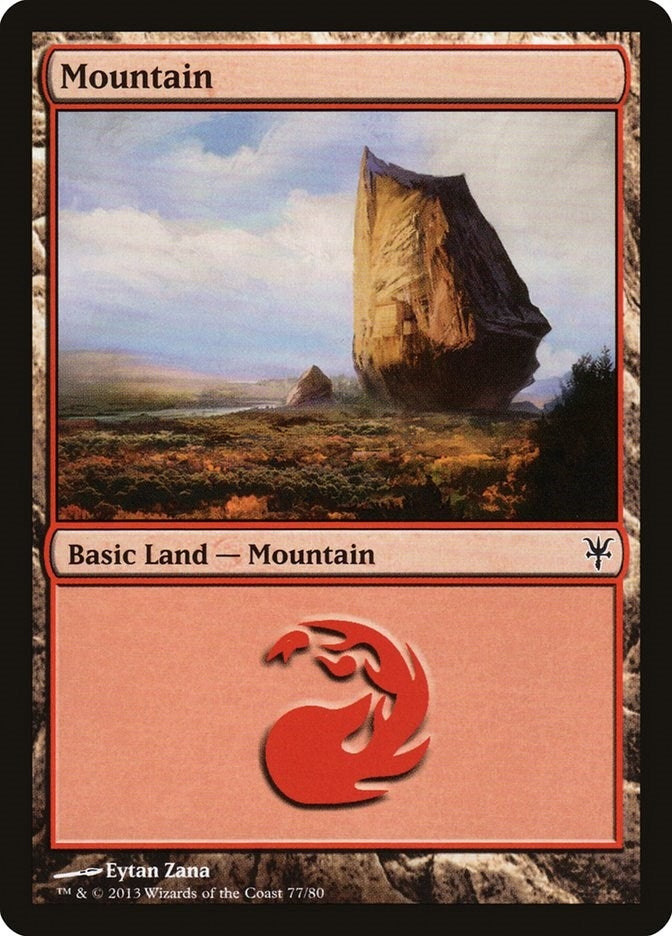 Image for Mountain (77) (Duel Decks: Sorin vs. Tibalt) (77) - Magic: The Gathering