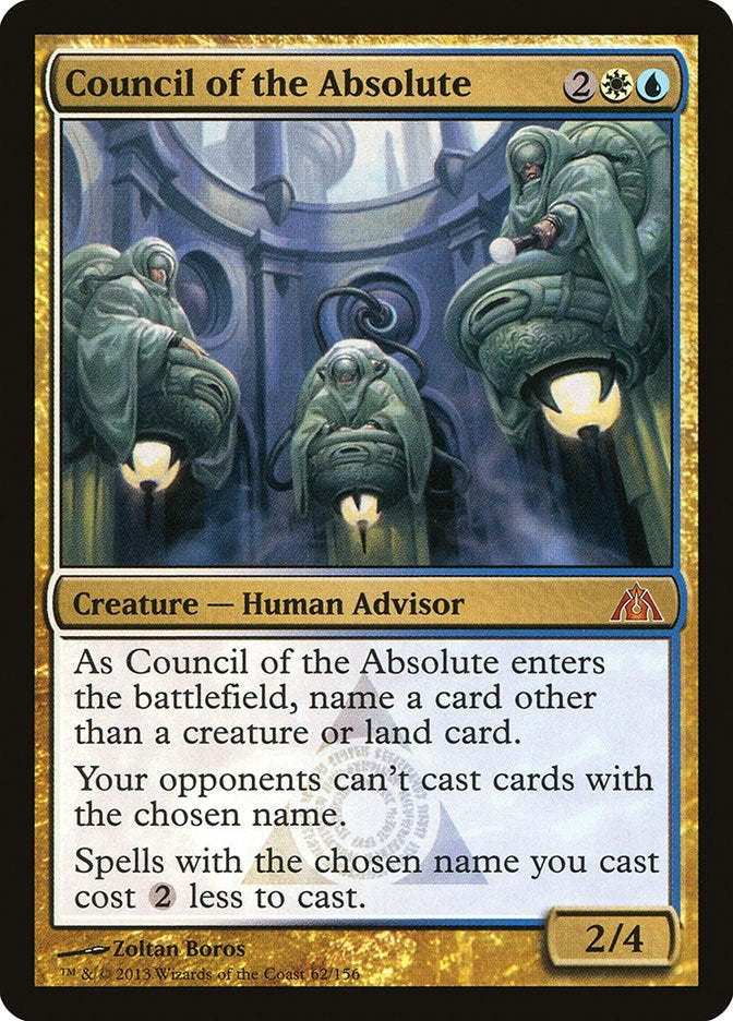 Image for Council of the Absolute (Dragon's Maze) (62) - Magic: The Gathering