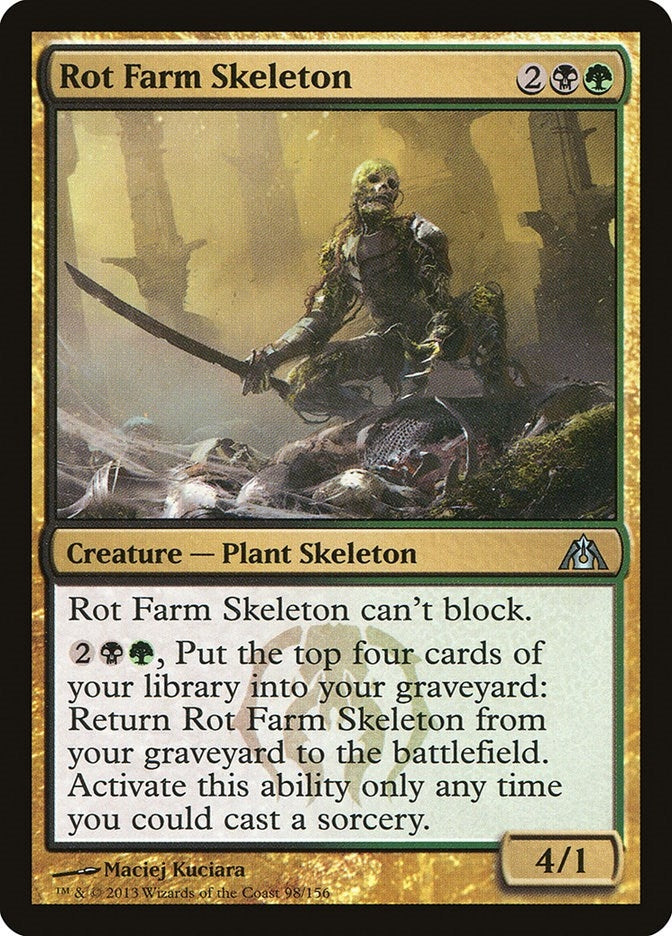 Image for Rot Farm Skeleton (Dragon's Maze) (98) - Magic: The Gathering