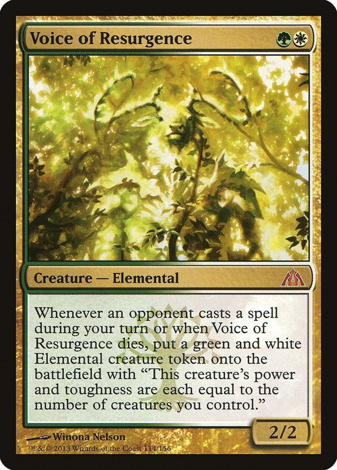 Image for Voice of Resurgence (Dragon's Maze) (114) - Magic: The Gathering