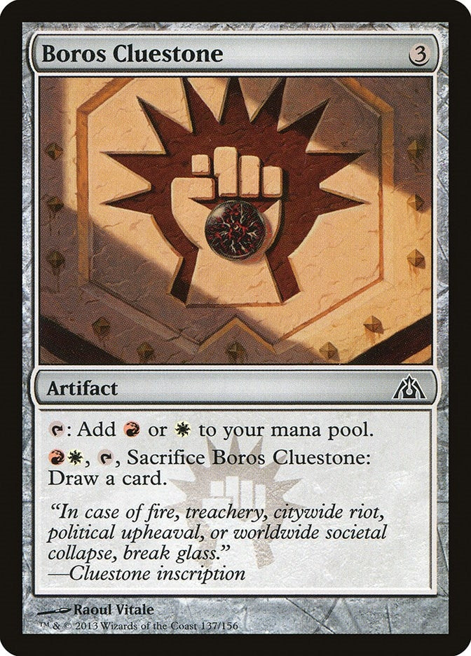 Image for Boros Cluestone (Dragon's Maze) (137) - Magic: The Gathering