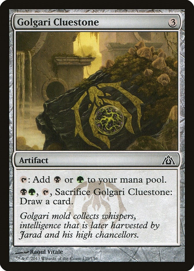Image for Golgari Cluestone (Dragon's Maze) (139) - Magic: The Gathering