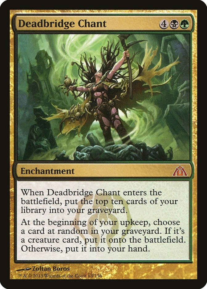 Image for Deadbridge Chant (Dragon's Maze) (63) - Magic: The Gathering