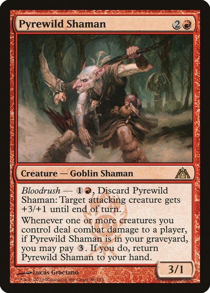 Image for Pyrewild Shaman (Dragon's Maze) (36) - Magic: The Gathering