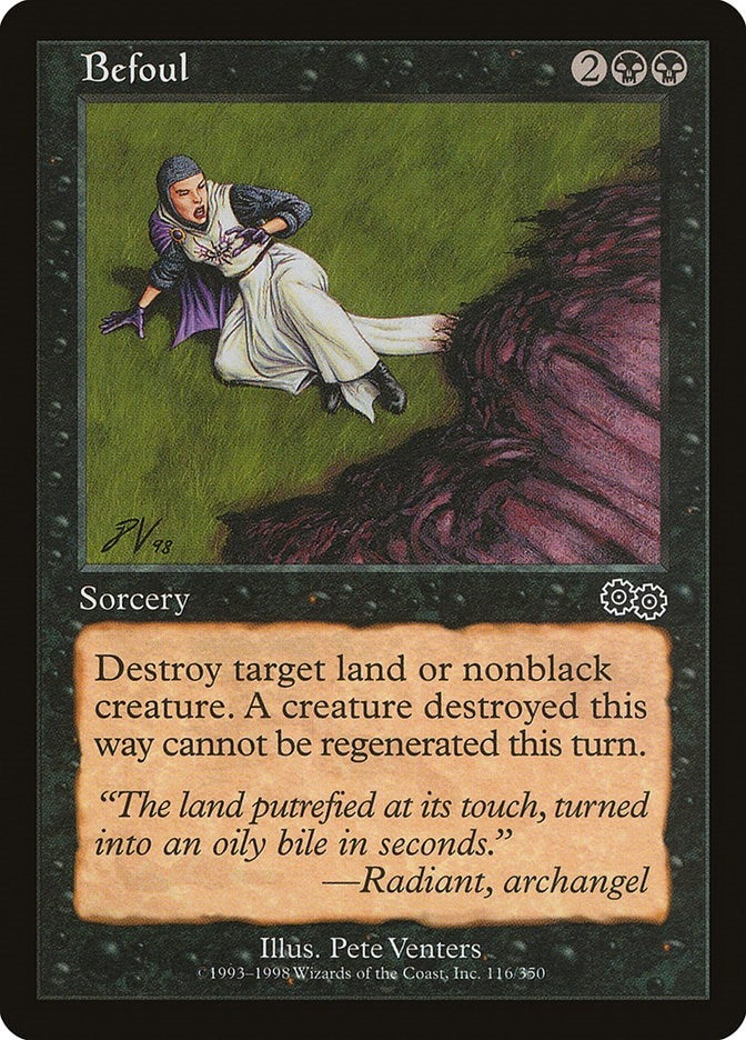 Image for Befoul (Urza's Saga) (116) - Magic: The Gathering