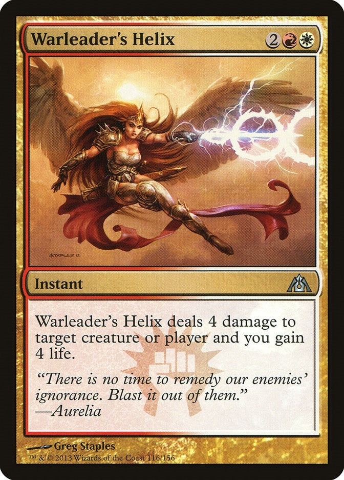 Image for Warleader's Helix (Dragon's Maze) (116) - Magic: The Gathering