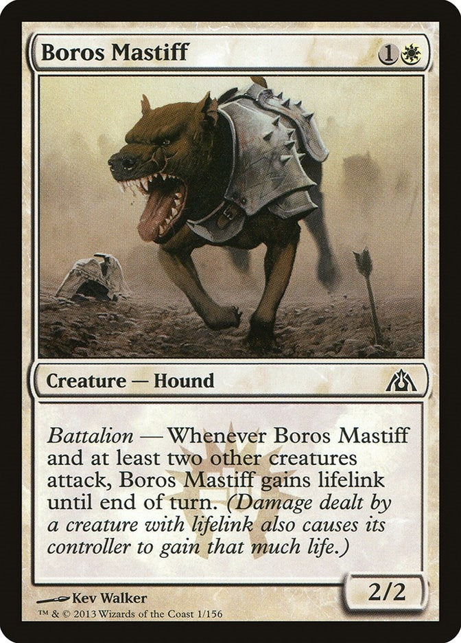 Image for Boros Mastiff (Dragon's Maze) (1) - Magic: The Gathering