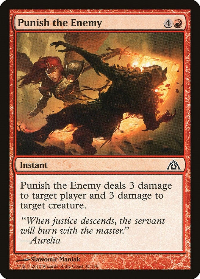 Image for Punish the Enemy (Dragon's Maze) (35) - Magic: The Gathering