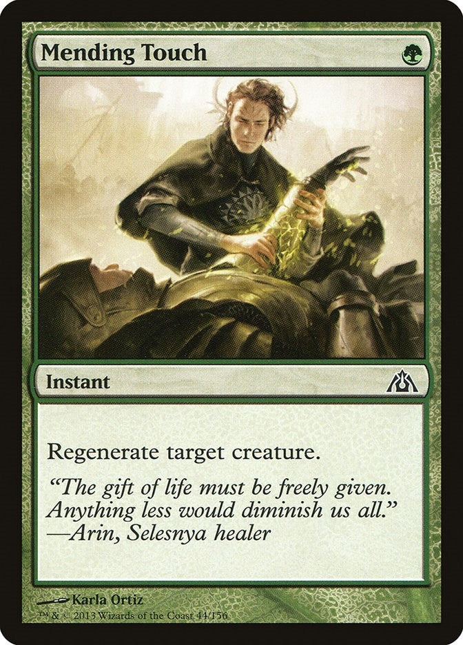 Image for Mending Touch (Dragon's Maze) (44) - Magic: The Gathering