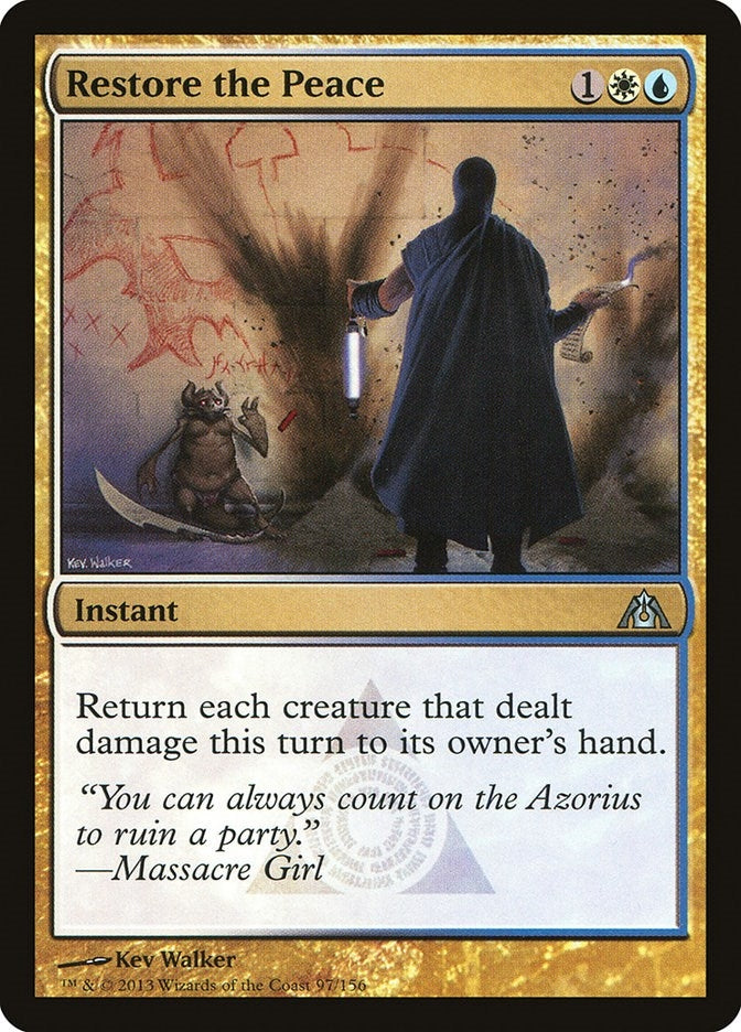 Image for Restore the Peace (Dragon's Maze) (97) - Magic: The Gathering