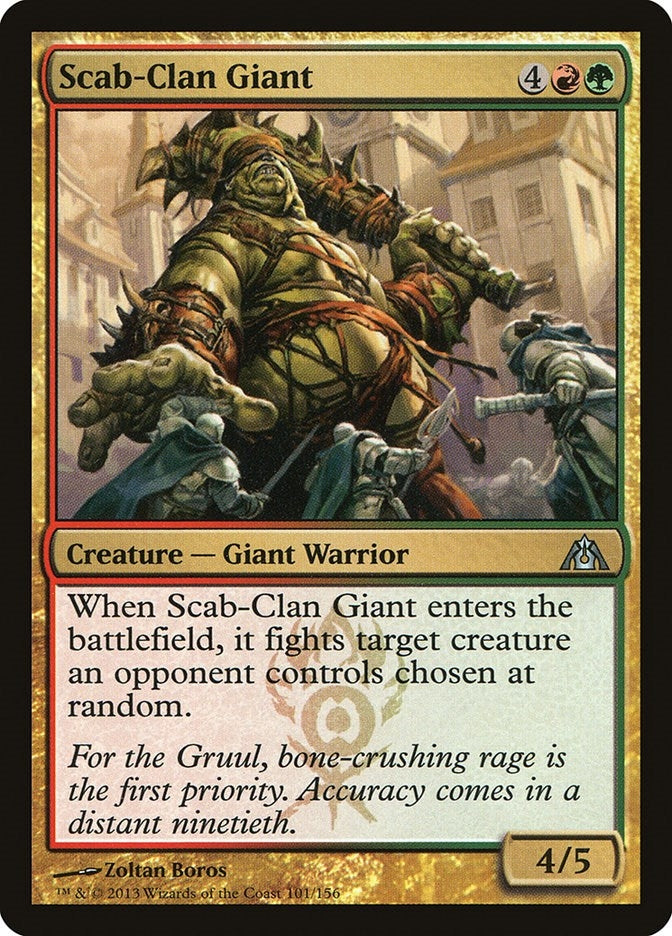 Image for Scab-Clan Giant (Dragon's Maze) (101) - Magic: The Gathering