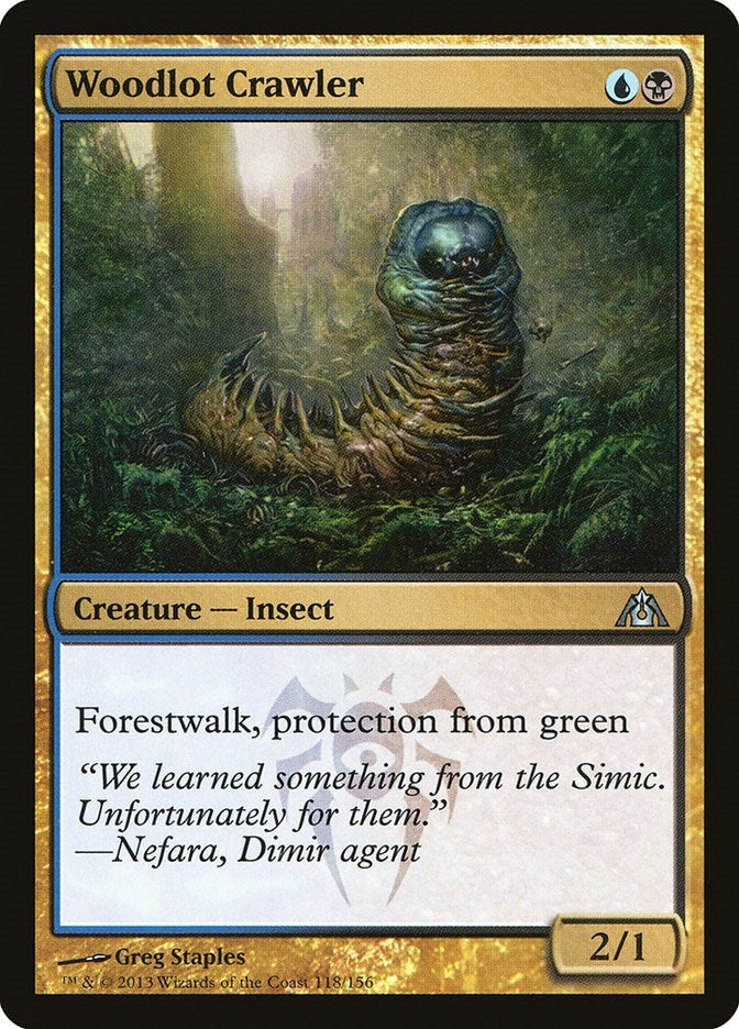 Image for Woodlot Crawler (Dragon's Maze) (118) - Magic: The Gathering