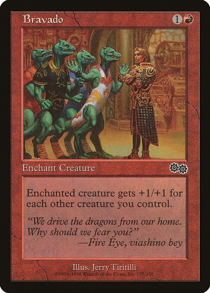 Image for Bravado (Urza's Saga) (177) - Magic: The Gathering