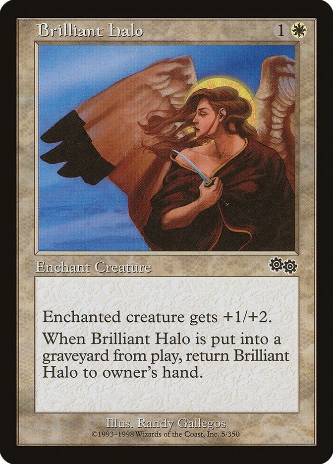 Image for Brilliant Halo (Urza's Saga) (5) - Magic: The Gathering