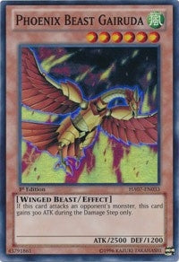 Image for Phoenix Beast Gairuda (Hidden Arsenal 7: Knight of Stars) (HA07-EN033) - YuGiOh