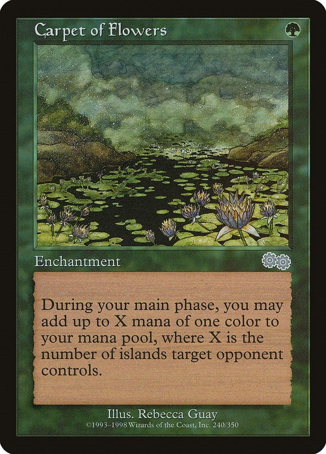 Image for Carpet of Flowers (Urza's Saga) (240) - Magic: The Gathering