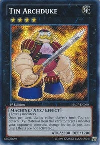 Image for Tin Archduke (Hidden Arsenal 7: Knight of Stars) (HA07-EN060) - YuGiOh