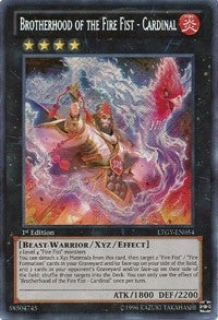 Image for Brotherhood of the Fire Fist - Cardinal (Lord of the Tachyon Galaxy) (LTGY-EN054) - YuGiOh