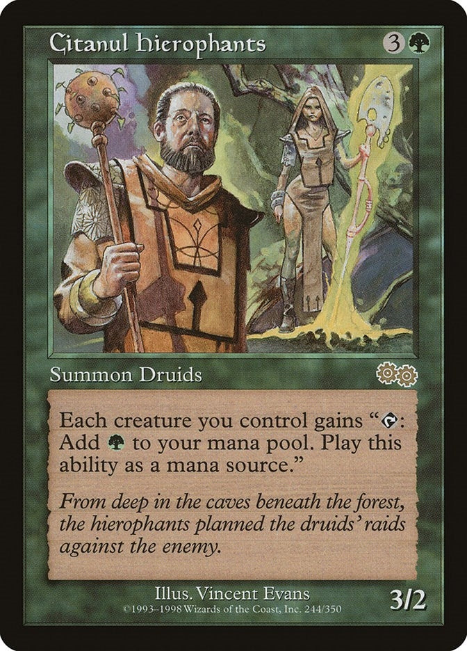 Image for Citanul Hierophants (Urza's Saga) (244) - Magic: The Gathering