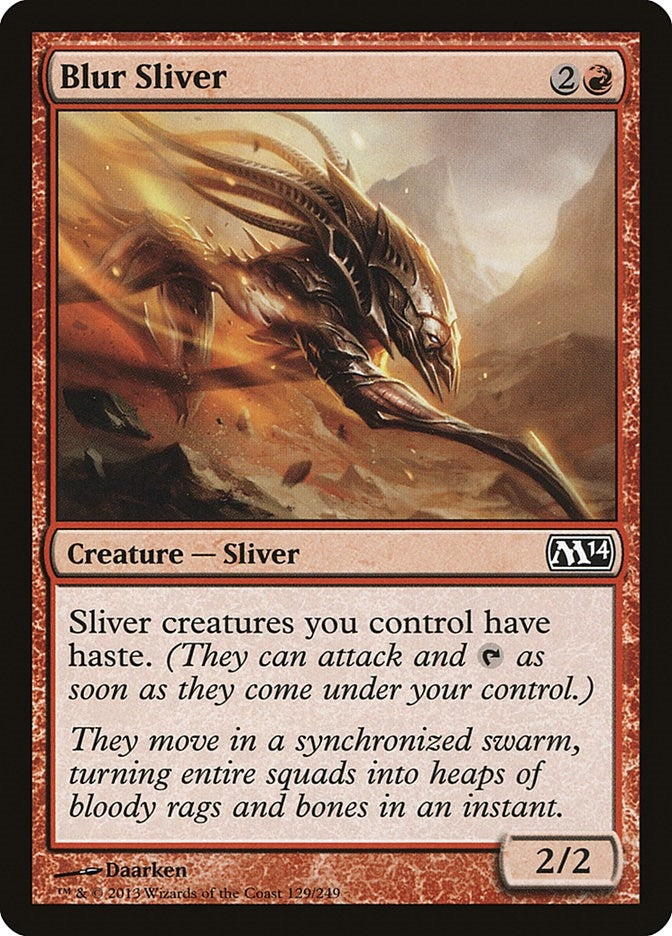 Image for Blur Sliver (Magic 2014 (M14)) (129) - Magic: The Gathering