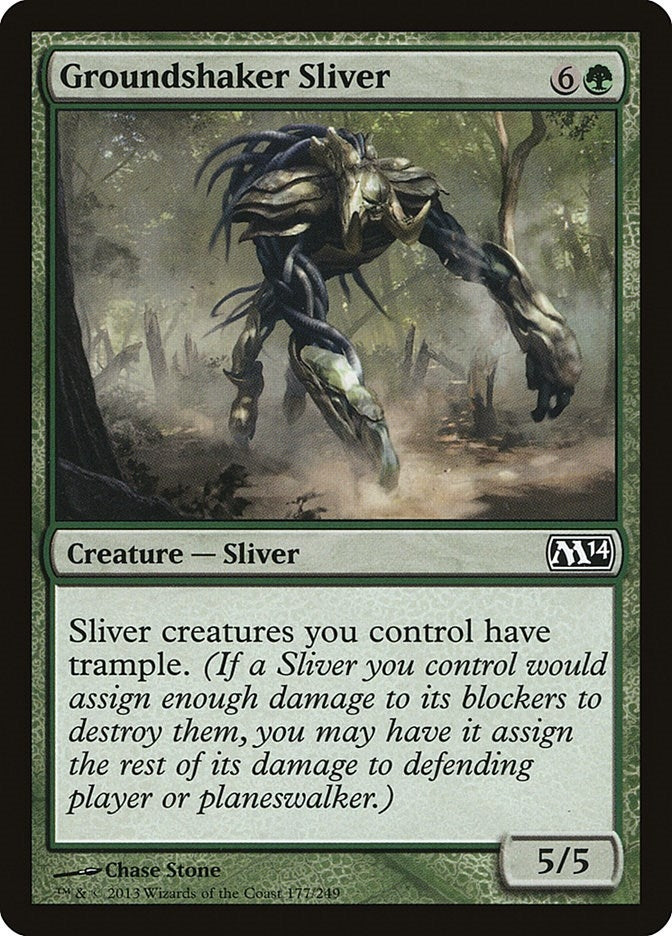Image for Groundshaker Sliver (Magic 2014 (M14)) (177) - Magic: The Gathering