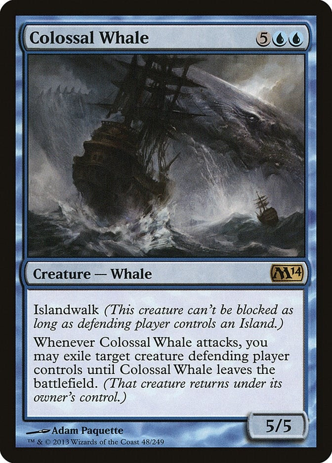 Image for Colossal Whale (Magic 2014 (M14)) (48) - Magic: The Gathering