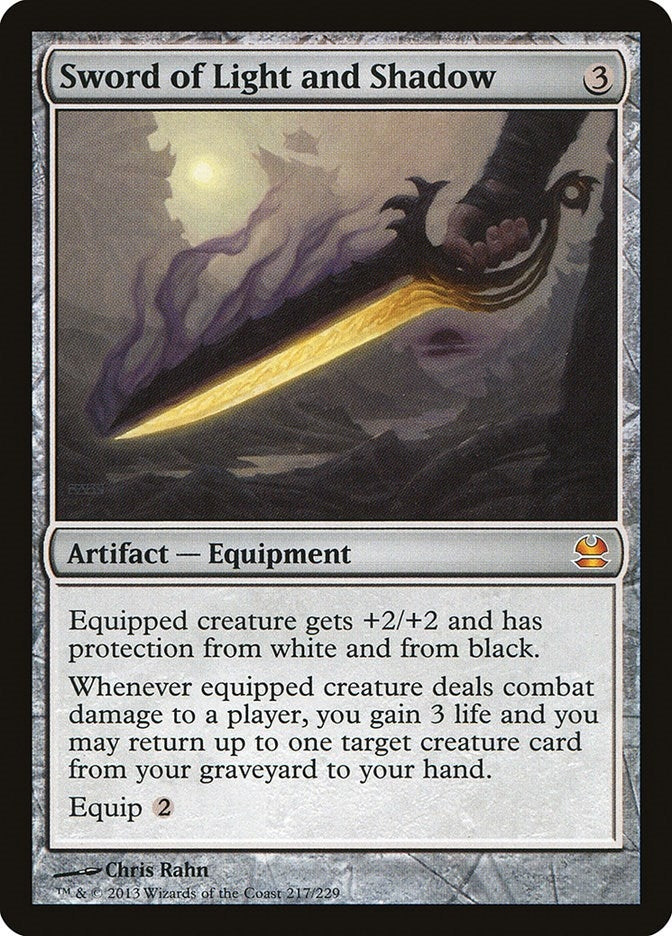 Image for Sword of Light and Shadow (Modern Masters) (217) - Magic: The Gathering