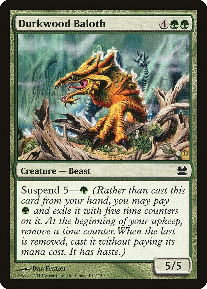 Image for Durkwood Baloth (Modern Masters) (142) - Magic: The Gathering