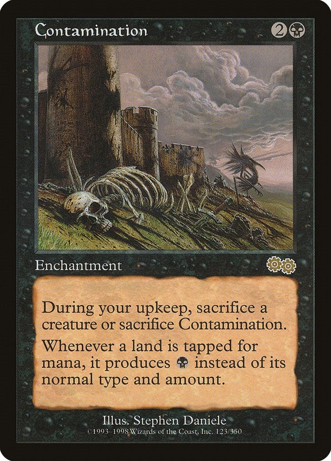 Image for Contamination (Urza's Saga) (123) - Magic: The Gathering