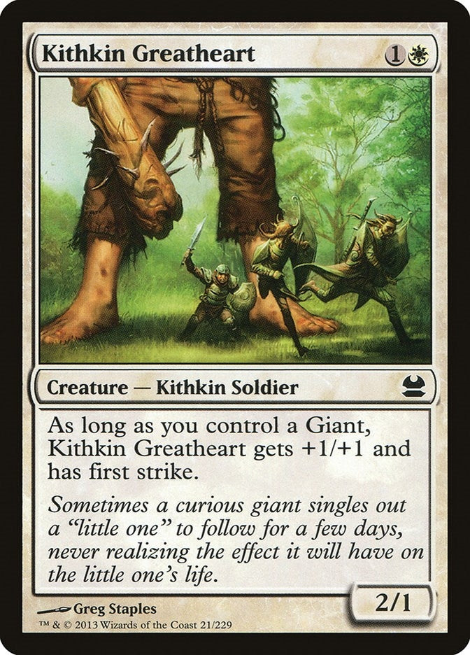 Image for Kithkin Greatheart (Modern Masters) (21) - Magic: The Gathering