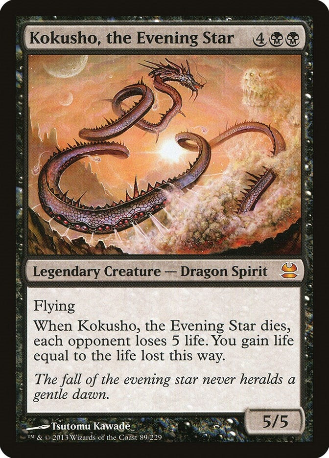 Image for Kokusho, the Evening Star (Modern Masters) (89) - Magic: The Gathering