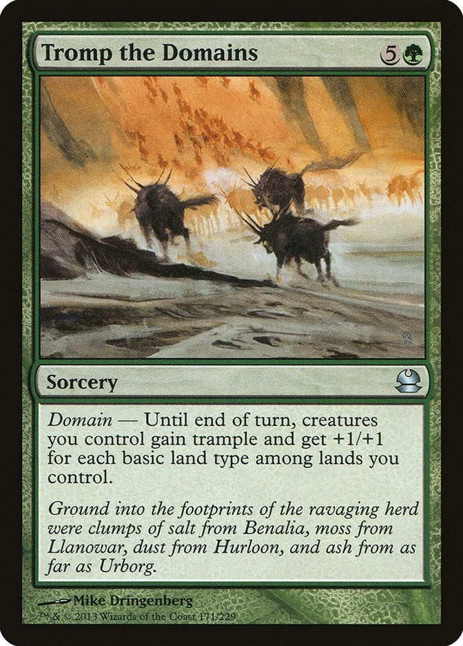 Image for Tromp the Domains (Modern Masters) (171) - Magic: The Gathering
