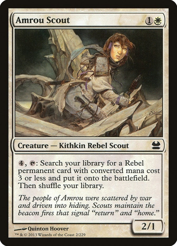 Image for Amrou Scout (Modern Masters) (2) - Magic: The Gathering