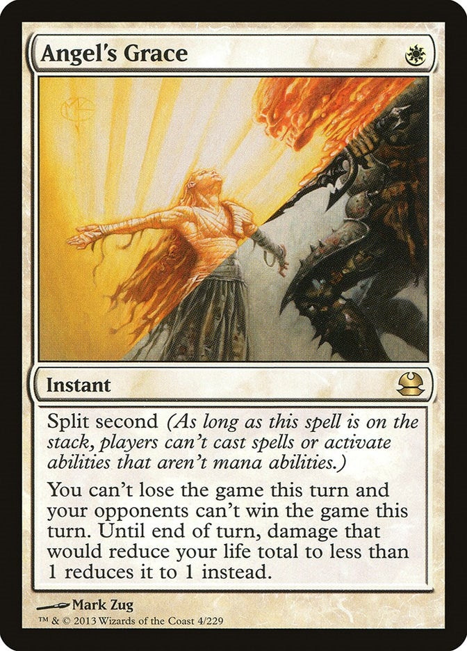 Image for Angel's Grace (Modern Masters) (4) - Magic: The Gathering