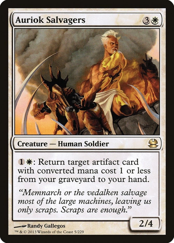 Image for Auriok Salvagers (Modern Masters) (5) - Magic: The Gathering