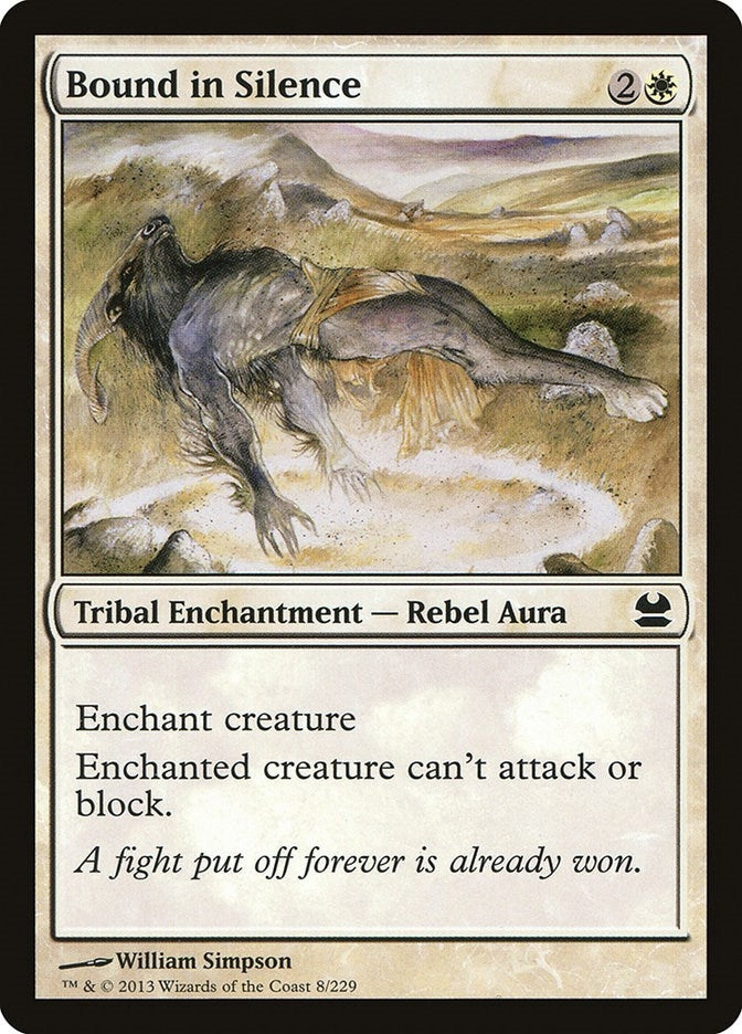 Image for Bound in Silence (Modern Masters) (8) - Magic: The Gathering