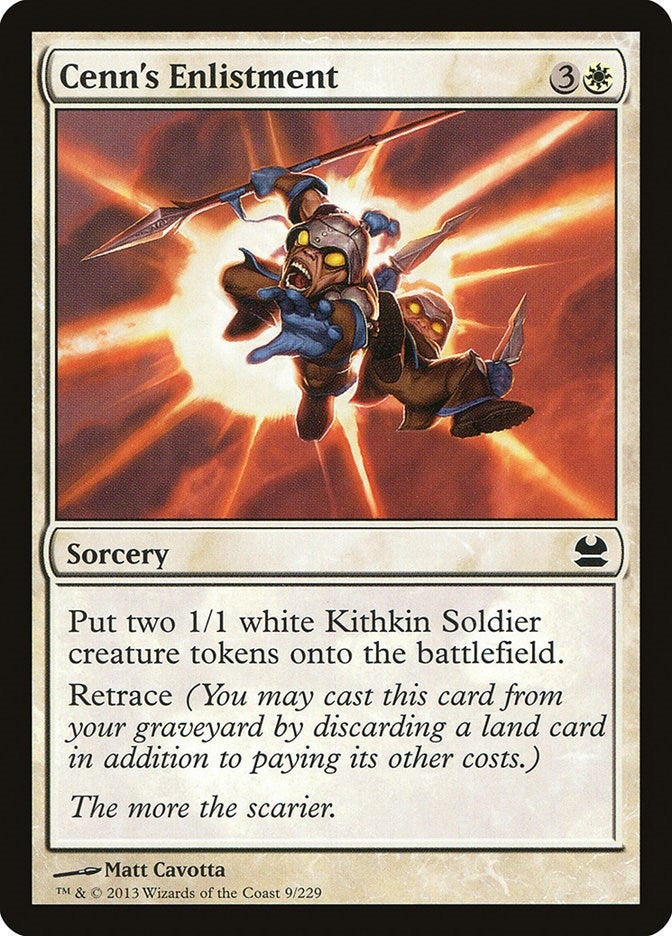 Image for Cenn's Enlistment (Modern Masters) (9) - Magic: The Gathering