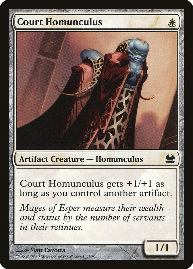 Image for Court Homunculus (Modern Masters) (11) - Magic: The Gathering