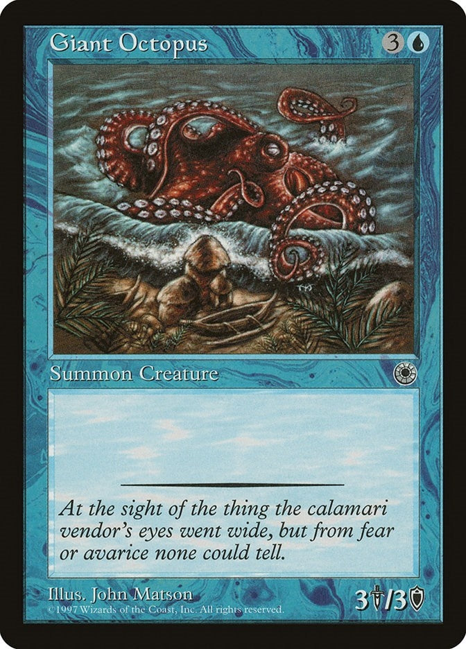 Image for Giant Octopus (Portal) - Magic: The Gathering