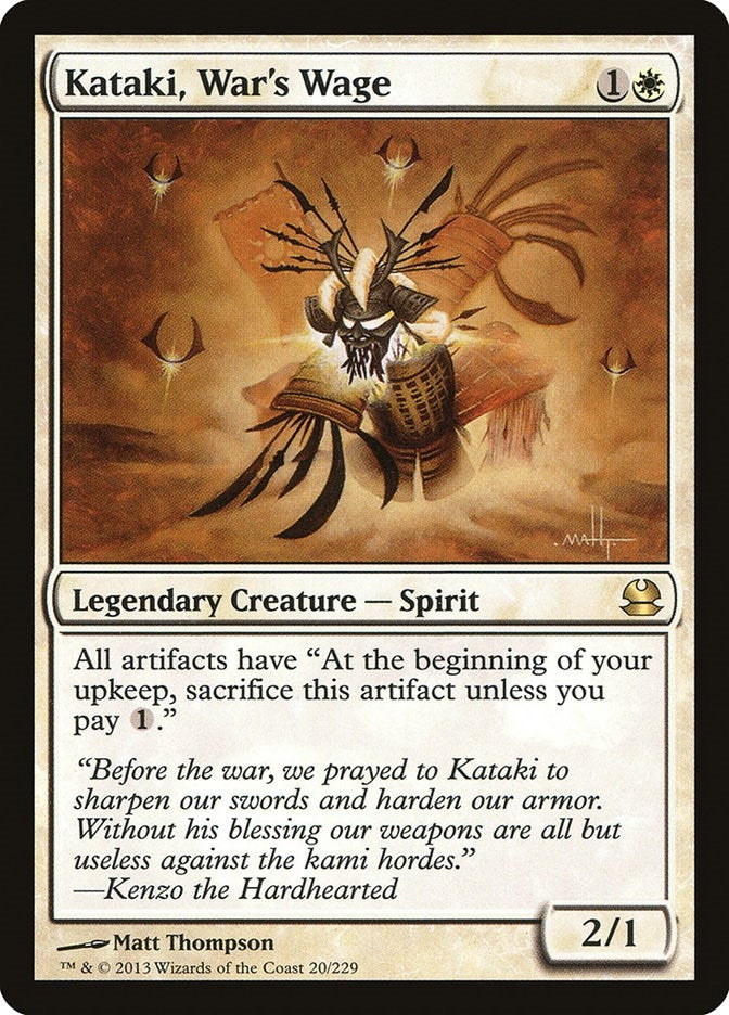 Image for Kataki, War's Wage (Modern Masters) (20) - Magic: The Gathering