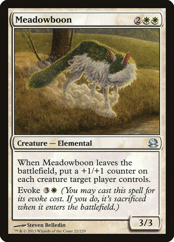 Image for Meadowboon (Modern Masters) (22) - Magic: The Gathering