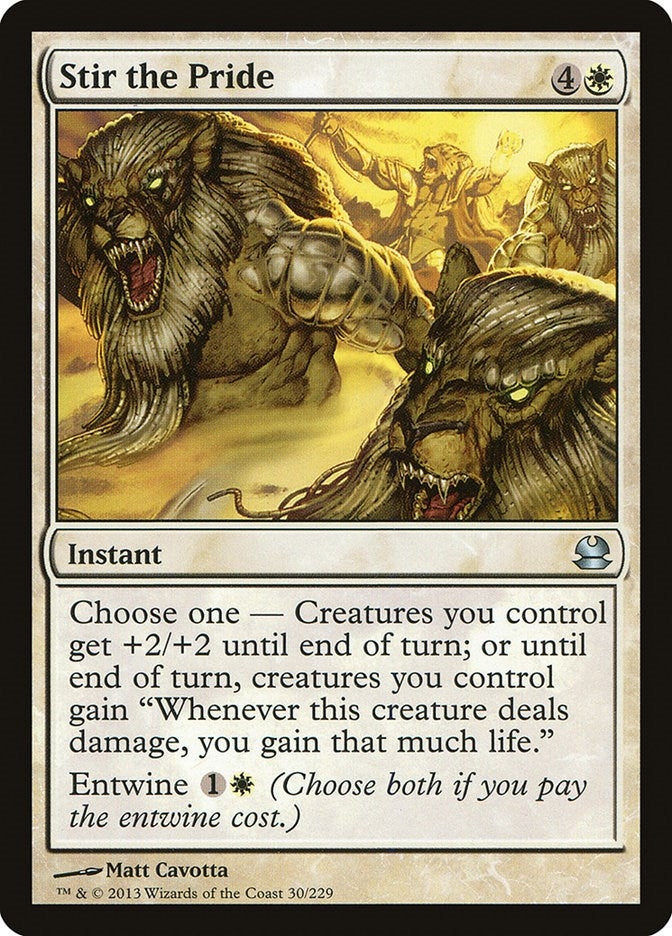 Image for Stir the Pride (Modern Masters) (30) - Magic: The Gathering