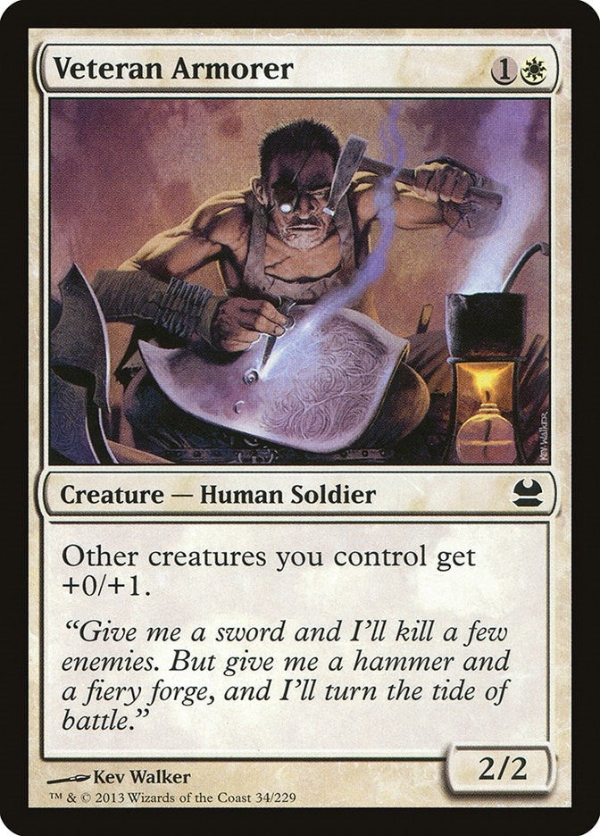 Image for Veteran Armorer (Modern Masters) (34) - Magic: The Gathering