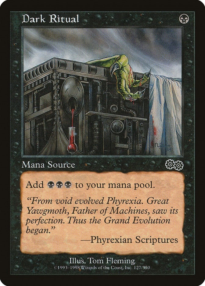 Image for Dark Ritual (Urza's Saga) (127) - Magic: The Gathering