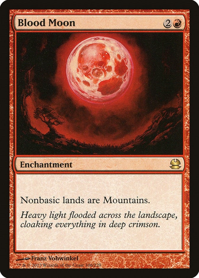 Image for Blood Moon (Modern Masters) (106) - Magic: The Gathering