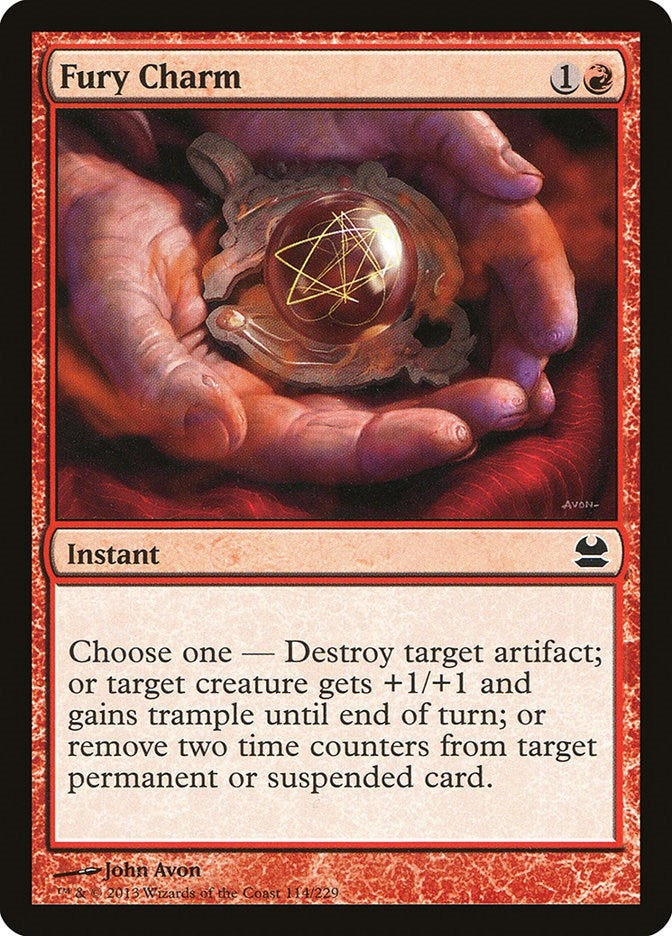 Image for Fury Charm (Modern Masters) (114) - Magic: The Gathering