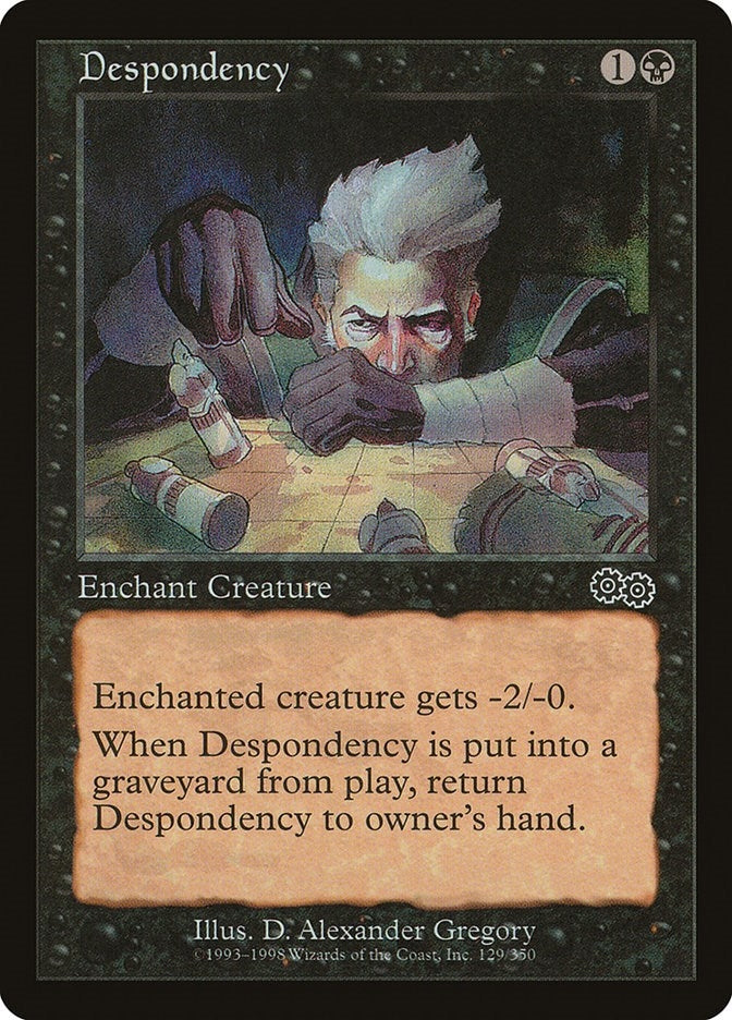 Image for Despondency (Urza's Saga) (129) - Magic: The Gathering