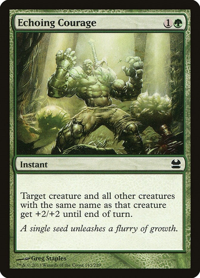 Image for Echoing Courage (Modern Masters) (143) - Magic: The Gathering