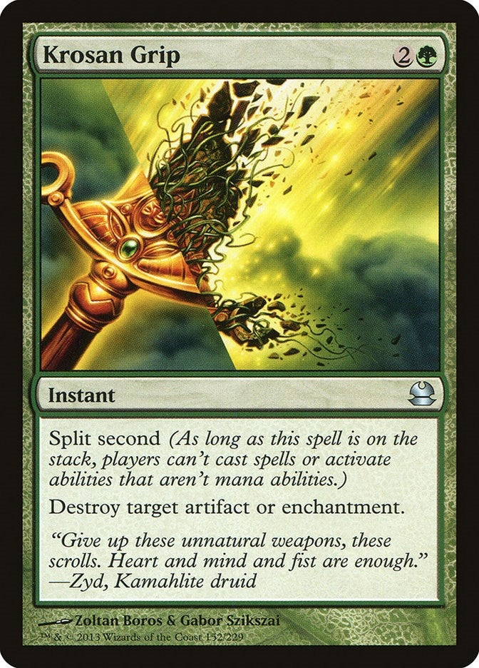 Image for Krosan Grip (Modern Masters) (152) - Magic: The Gathering
