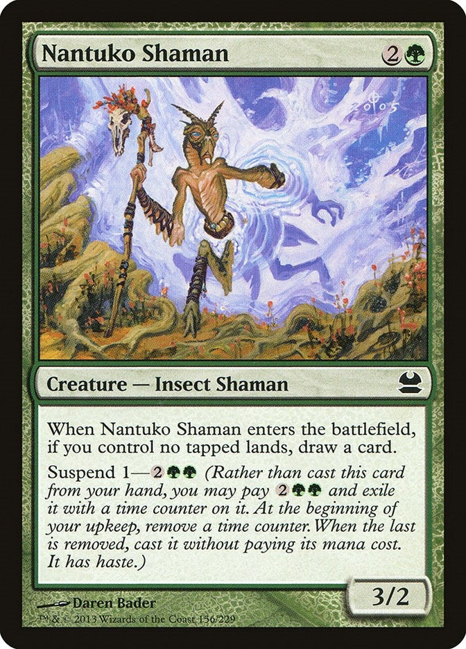 Image for Nantuko Shaman (Modern Masters) (156) - Magic: The Gathering